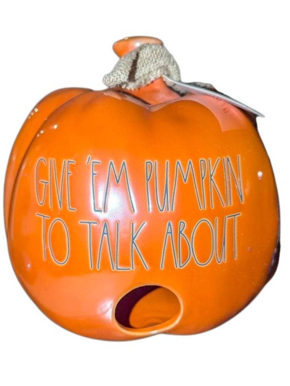 Rae Dunn Artisan Collection by Magenta Give 'Em Pumpkin To Talk About Birdhouse